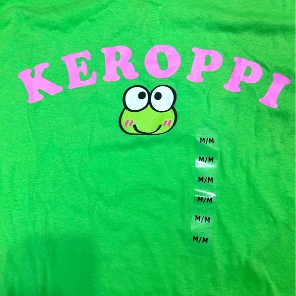 Hello Kitty x Sanrio - Keroppi Medium Green T-Shirt - BNWT 🐸 - Picture 4 of 4